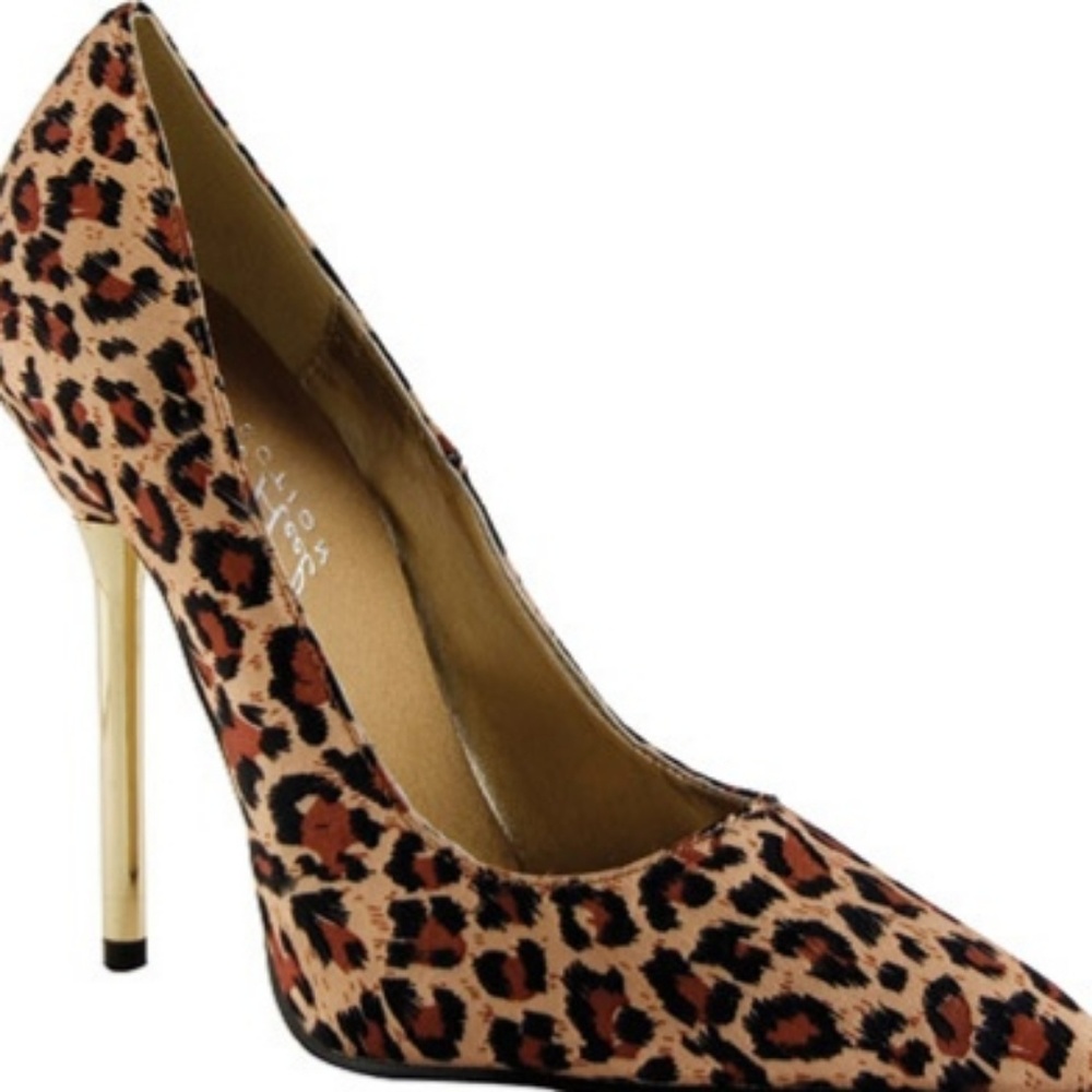 BNIB Highest Heel Leopard Stiletto Pumps